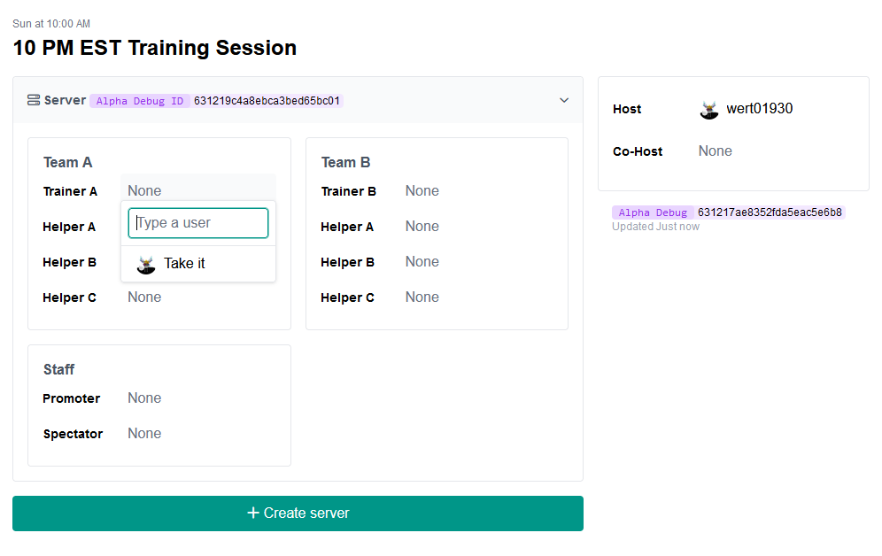 Shows how to join a session role.