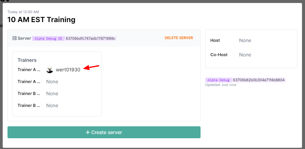 Shows only one person can join a role
